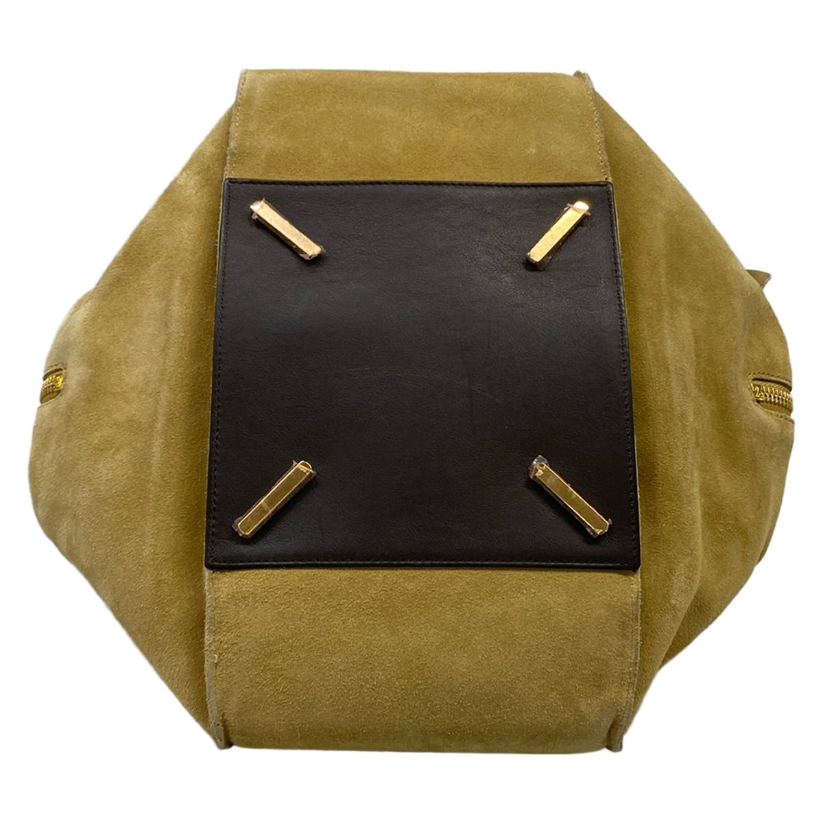 Loewe Tote Hammock Drawstring Beige Dark Brown Leather — view 5