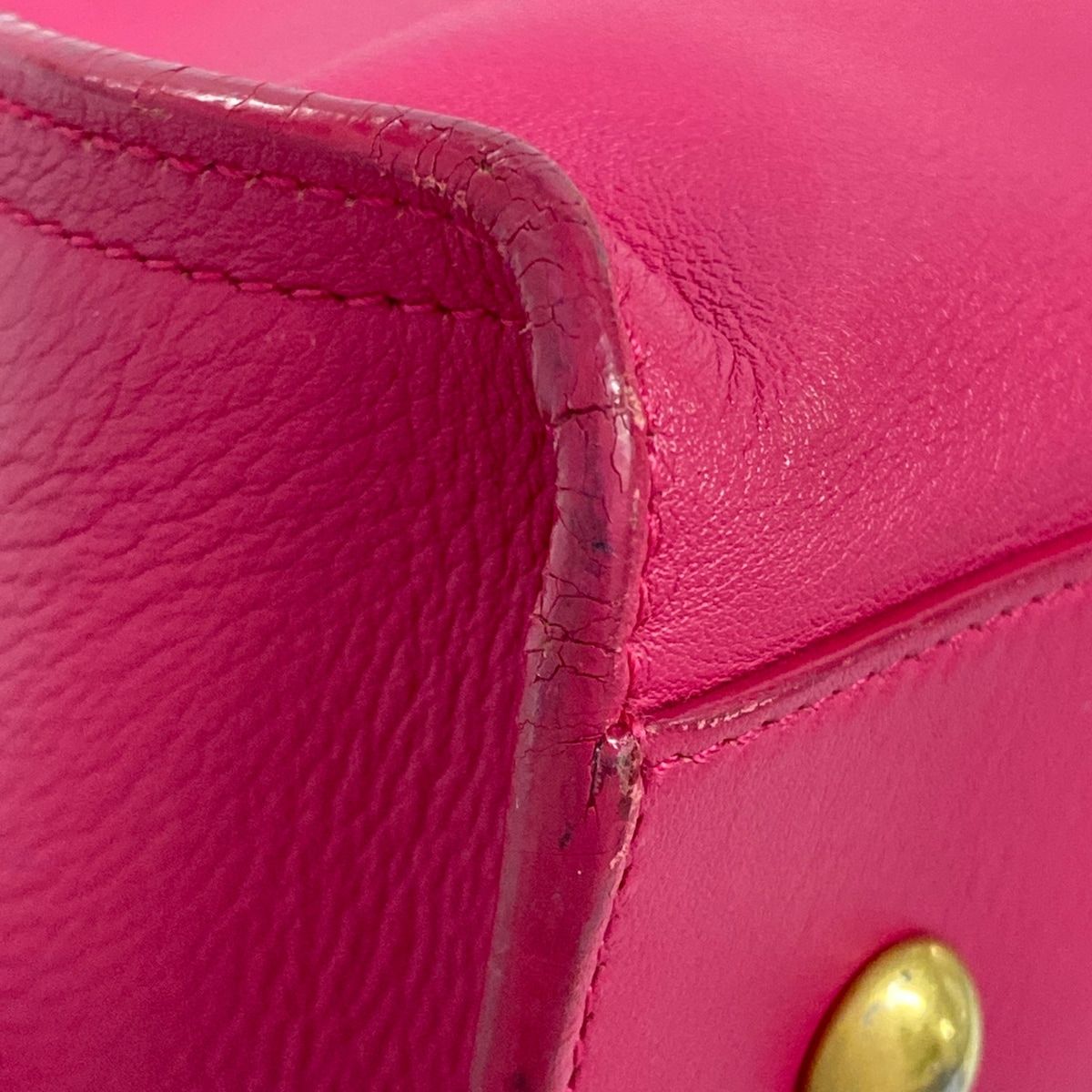 Saint Laurent Paris Handbag Petit Cabas Pink Leather — view 6