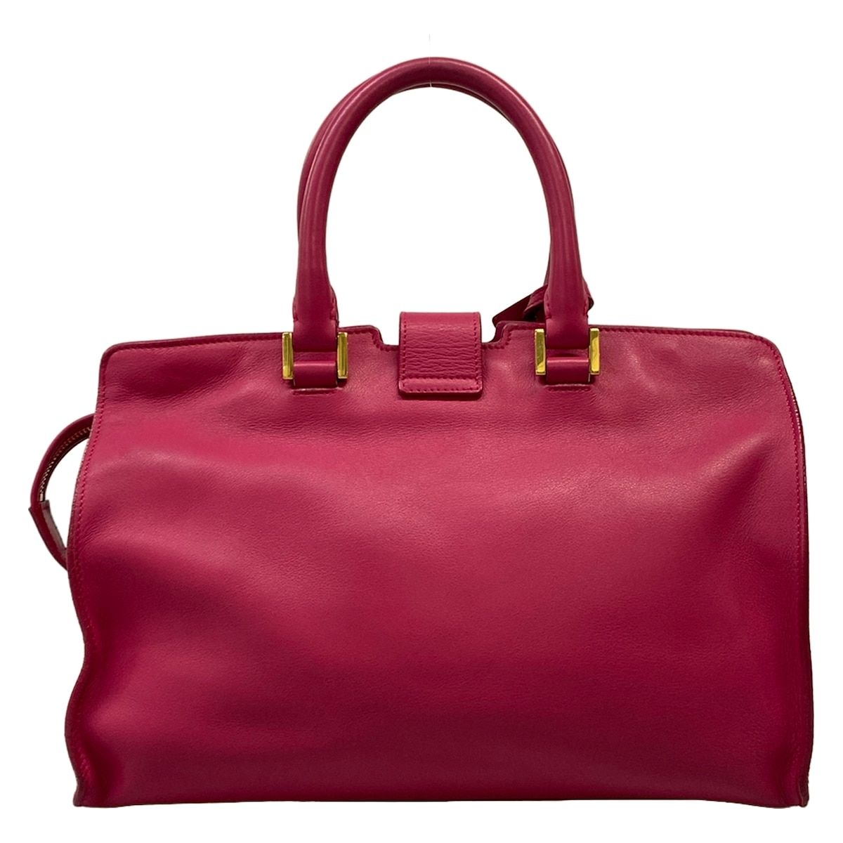 Saint Laurent Paris Handbag Petit Cabas Pink Leather — view 3