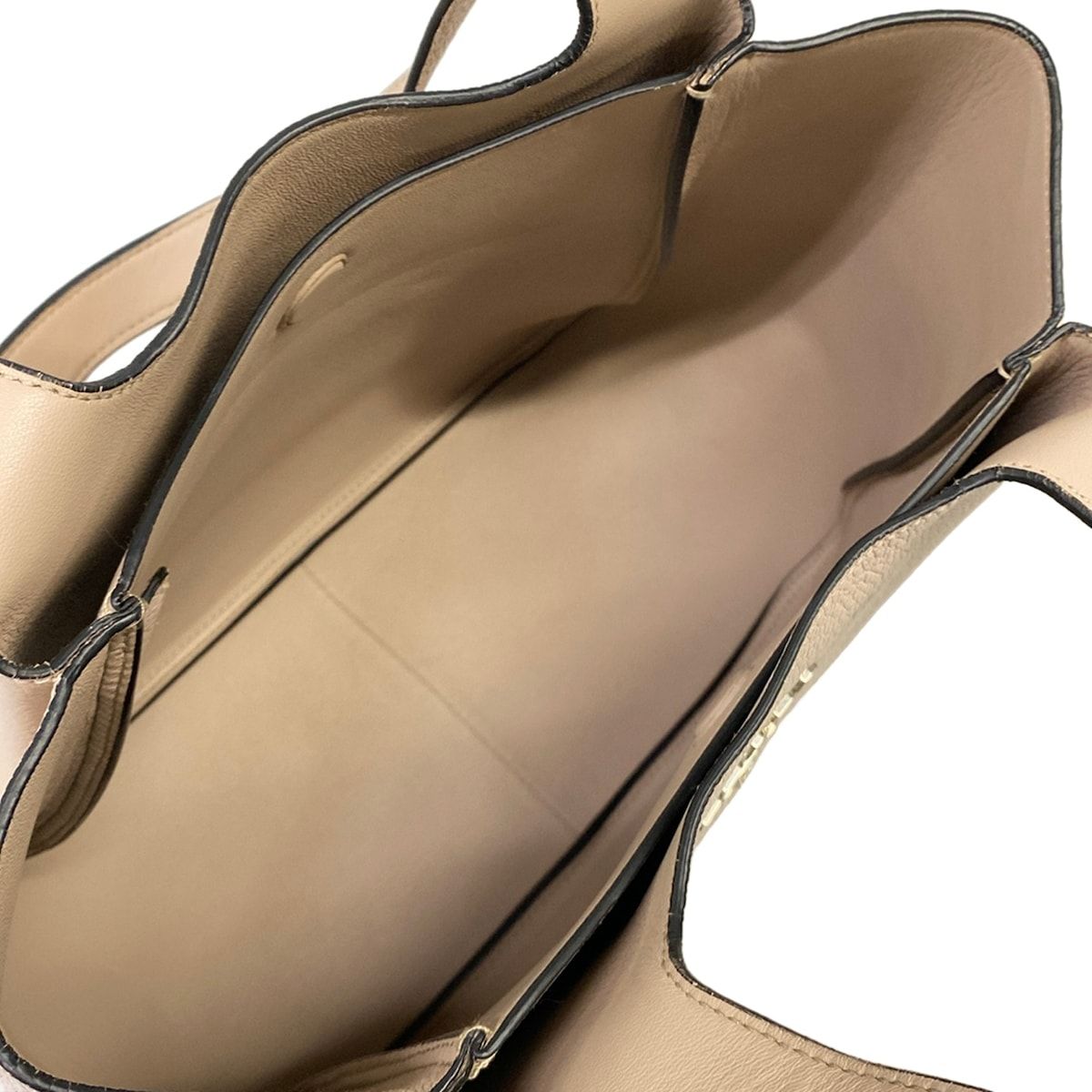 Prada Tote Pink Beige Leather — view 7