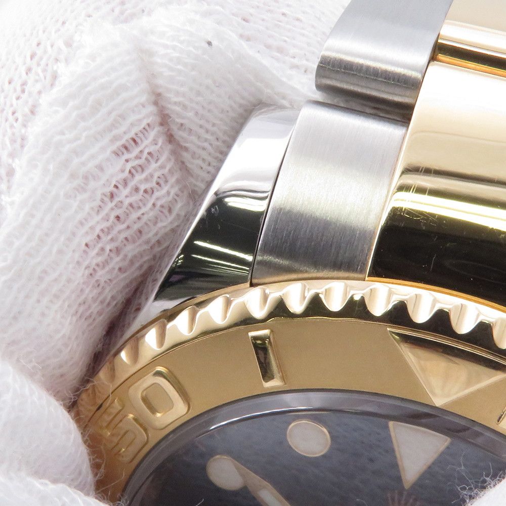 Rolex Yachtmaster Star SS 18k Watch Blue Dial — view 4