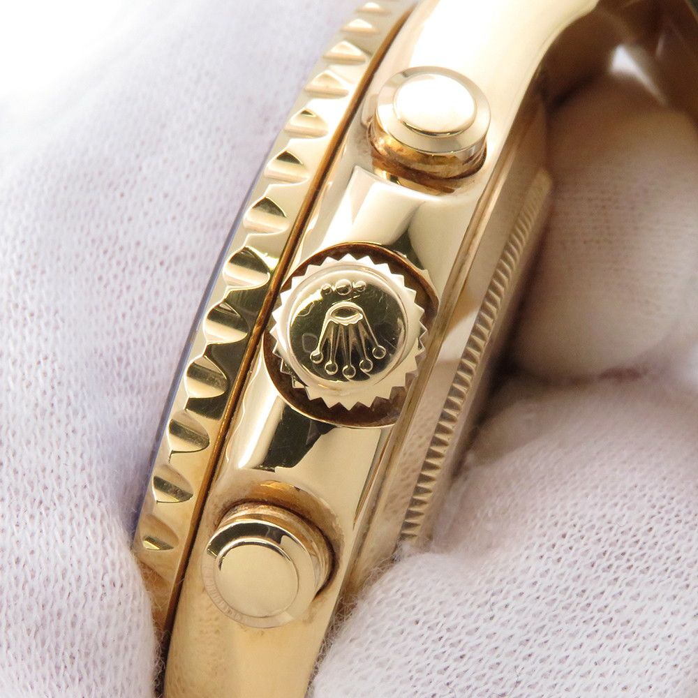 Rolex Yachtmaster Star II 18k Yellow Gold Roulette Watch White Dial — view 8