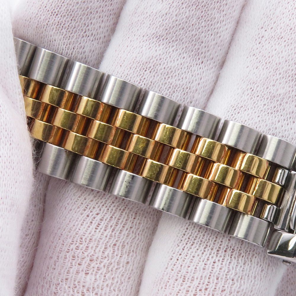 Rolex Datejust Number SS 18k Yellow Gold Watch Champagne Dial — view 7