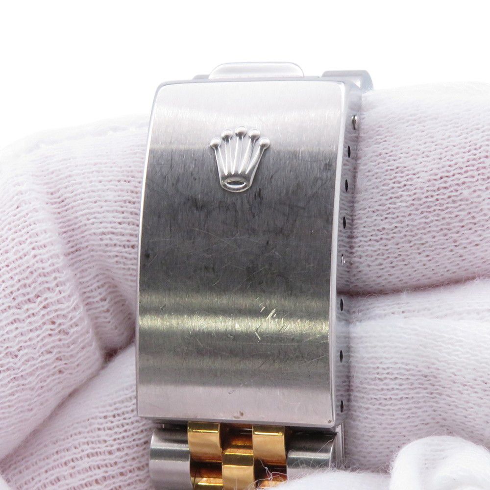 Rolex Datejust Number SS 18k Yellow Gold Watch Champagne Dial — view 8