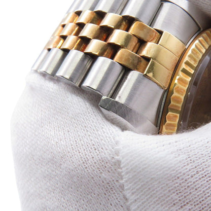 Rolex Datejust Number SS 18k Yellow Gold Watch Champagne Dial — view 4