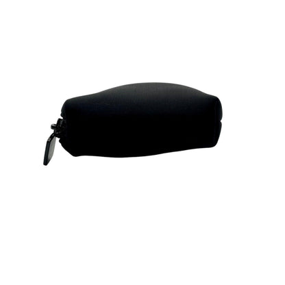 Chanel New Travel Line Pouch Clutch Case Nylon Black CC Logo All Over Pattern — view 5