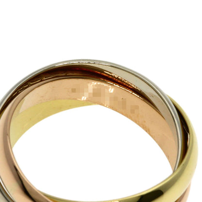 Cartier Trinity 49 Ring 18k Yellow Gold 18k White Pink — view 4