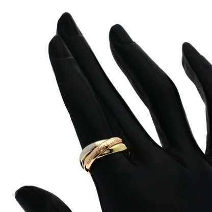 Cartier Trinity 50 Ring 18k Yellow Gold 18k White Pink — view 4