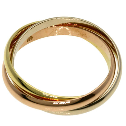 Cartier Trinity SM 58 Ring 18k Yellow Gold 18k White Pink — view 3