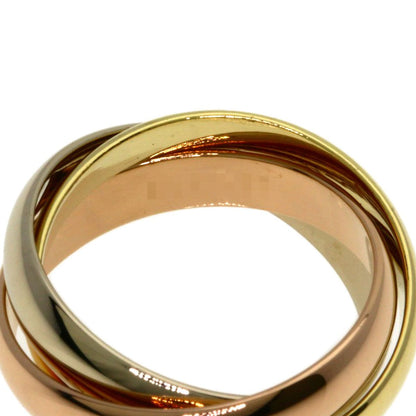 Cartier Trinity 47 Ring 18k Yellow Gold 18k White Pink — view 4