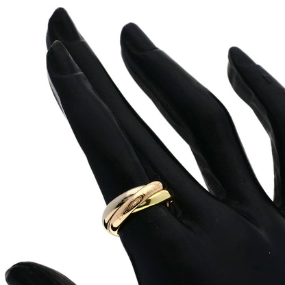 Cartier Trinity 49 Ring 18k Yellow Gold 18k White Pink — view 4