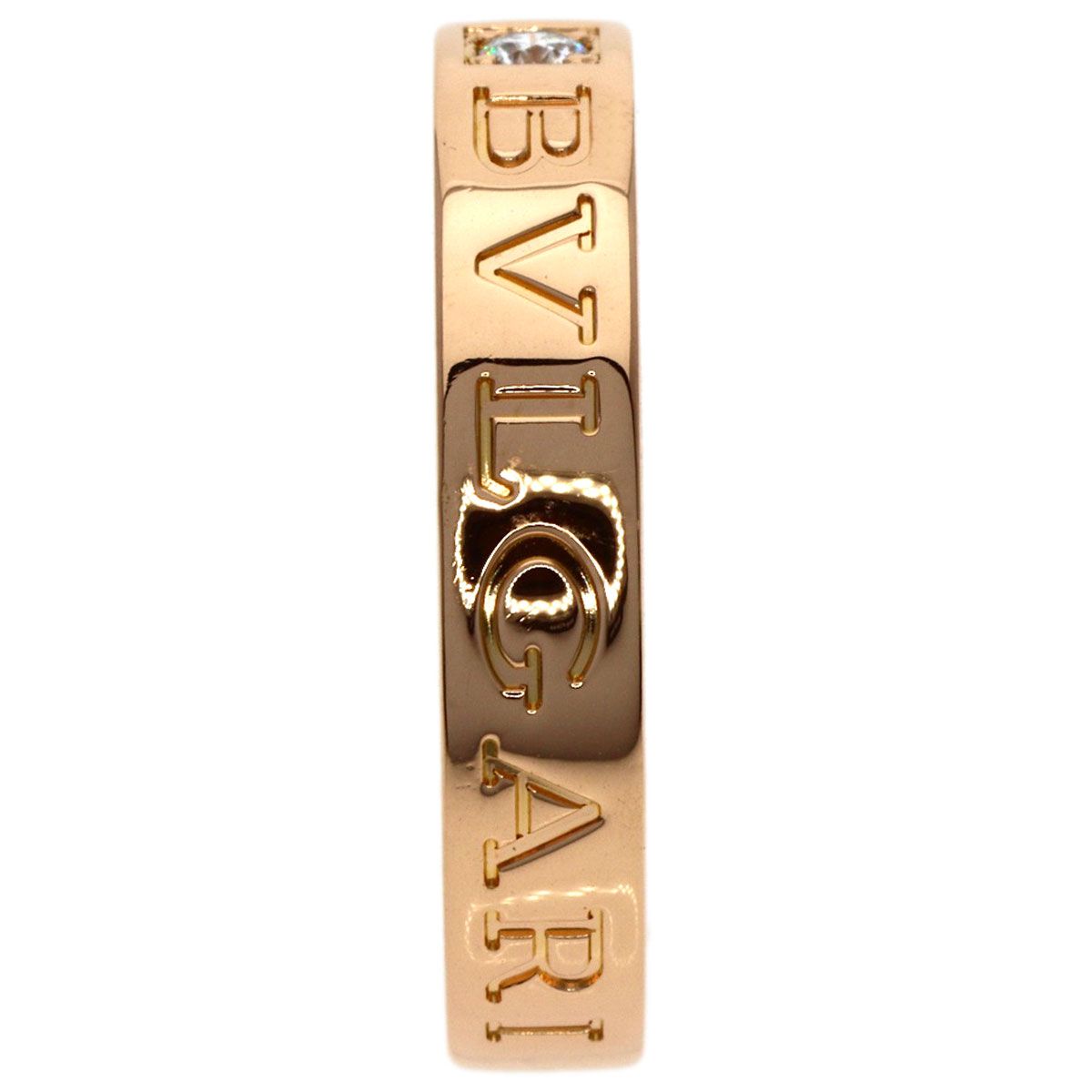 Bvlgari Diamond Ring 18k Pink Gold — view 3