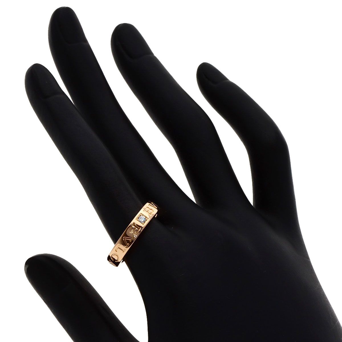 Bvlgari Diamond Ring 18k Pink Gold — view 6
