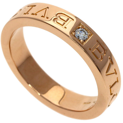 Bvlgari Diamond Ring 18k Pink Gold