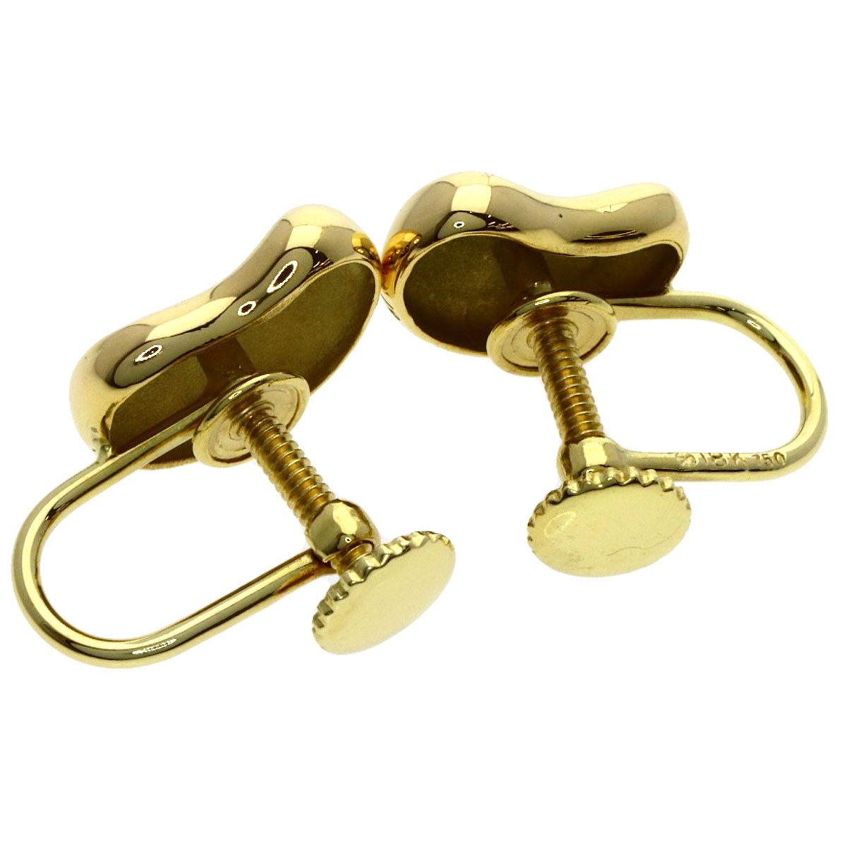 Tiffany & Co Bean Earrings 18k Yellow Gold — view 2