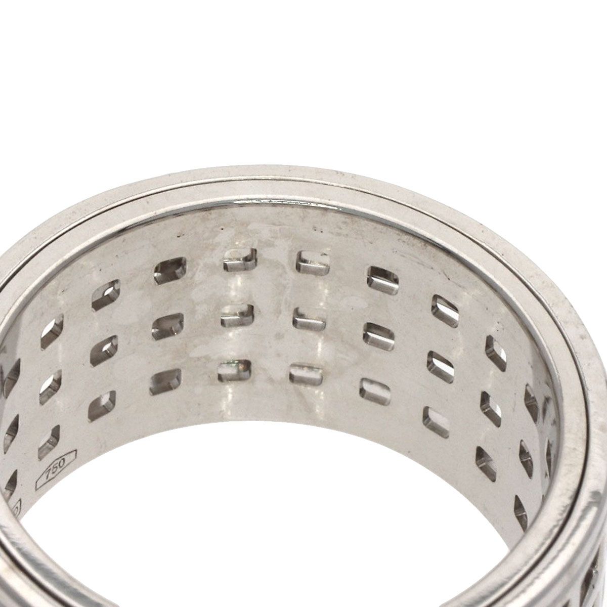 Gucci Scroll Wide Ring 18k White Gold — view 7
