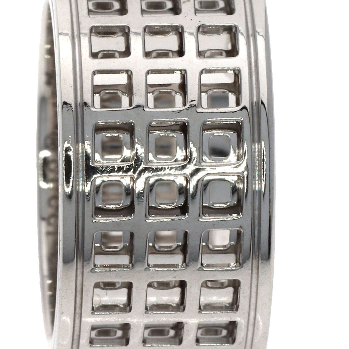 Gucci Scroll Wide Ring 18k White Gold — view 8