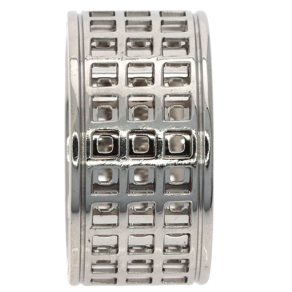Gucci Scroll Wide Ring 18k White Gold — view 3