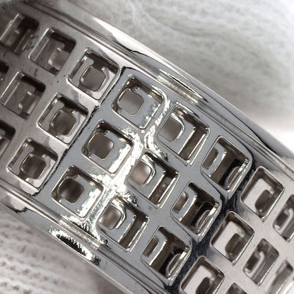 Gucci Scroll Wide Ring 18k White Gold — view 9