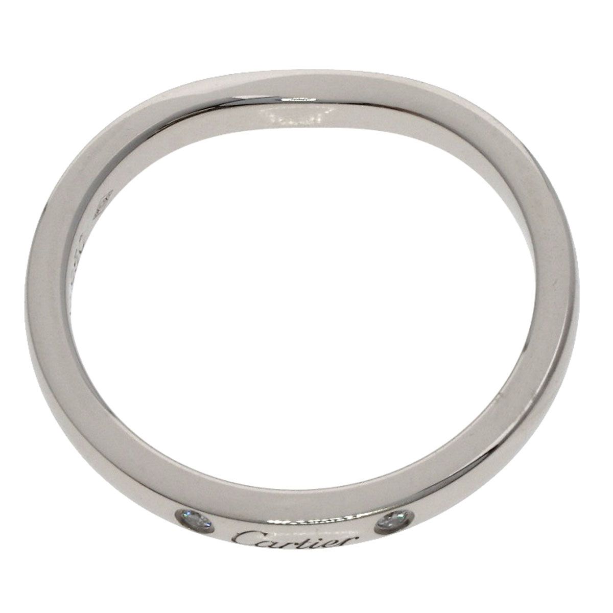 Cartier Ballerina Curve Diamond 49 Ring Flat — view 4
