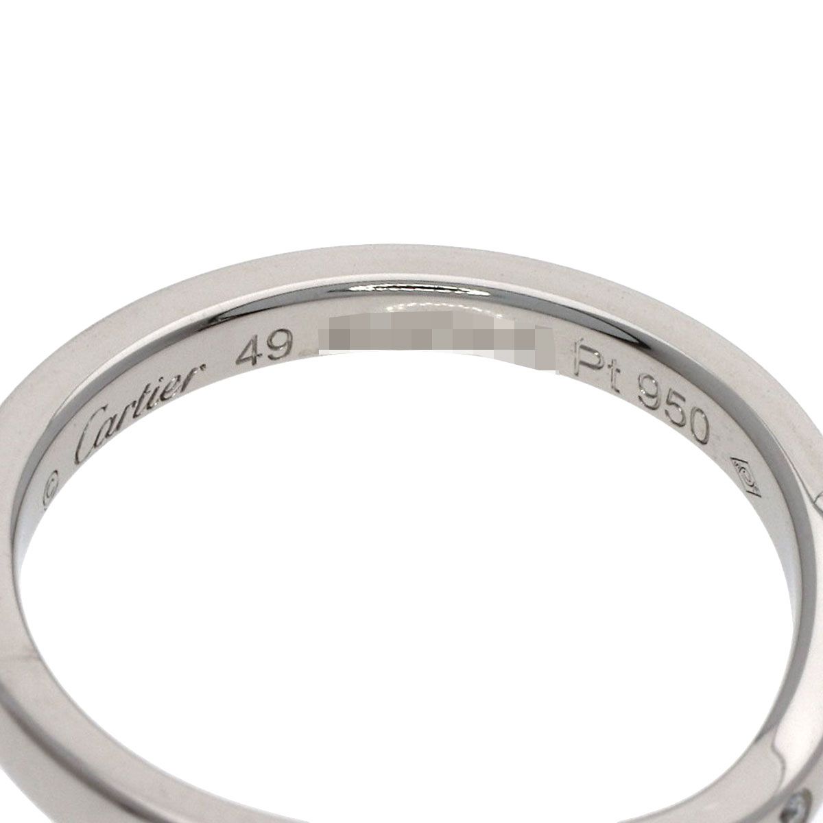 Cartier Ballerina Curve Diamond 49 Ring Flat — view 5