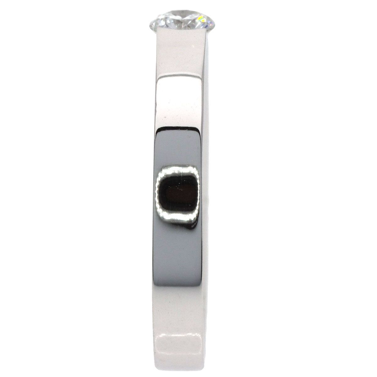 Cartier Date with Diamond 49 Ring 18k White Gold — view 3