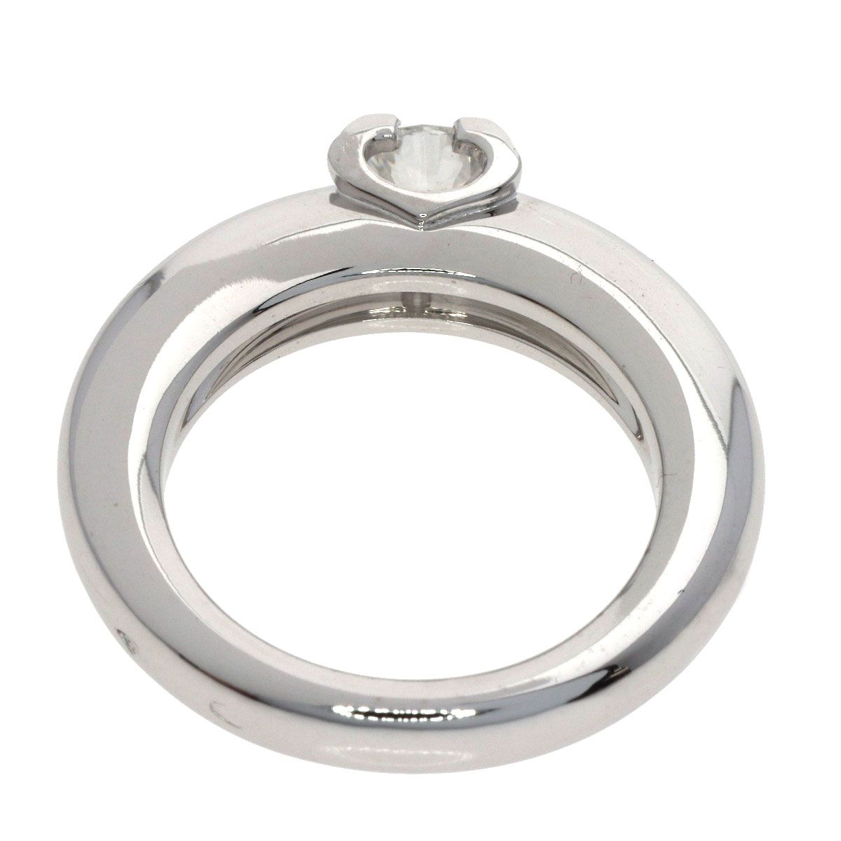 Cartier C de Cartier Diamond 45 Ring 18k White Gold — view 4