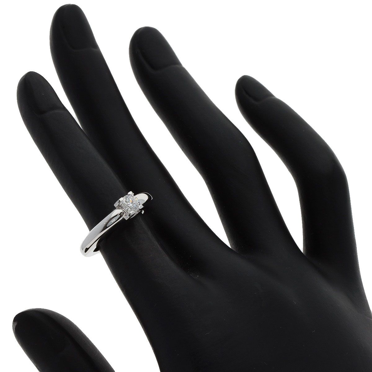 Cartier C de Cartier Diamond 45 Ring 18k White Gold — view 6