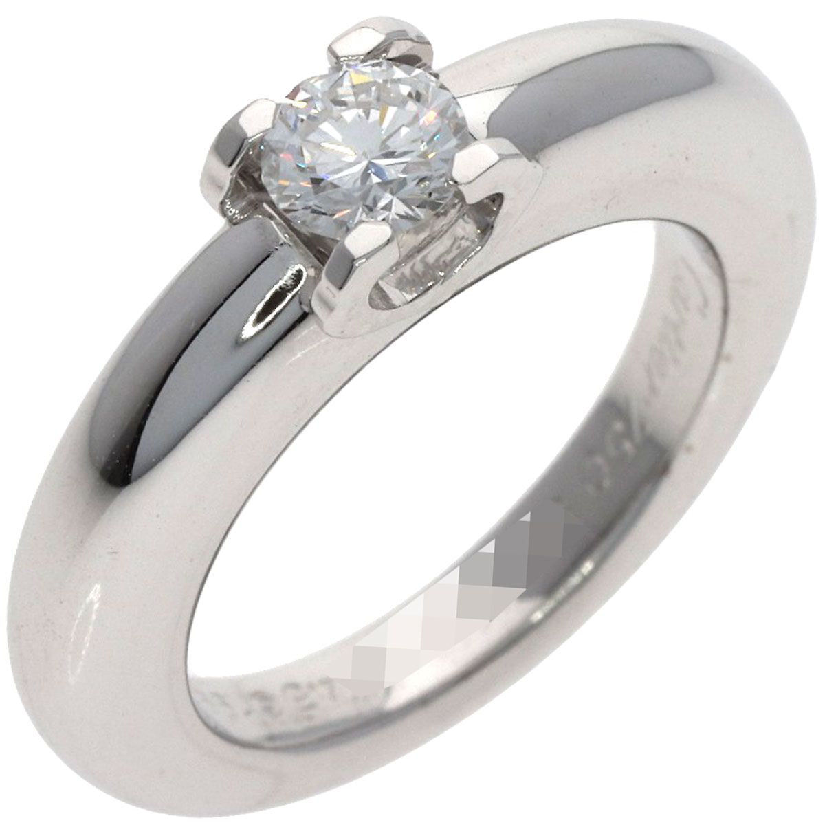 Cartier C de Cartier Diamond 45 Ring 18k White Gold — view 2