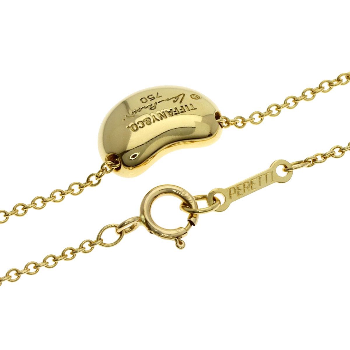 Tiffany & Co Bean Necklace 18k Yellow Gold — view 2