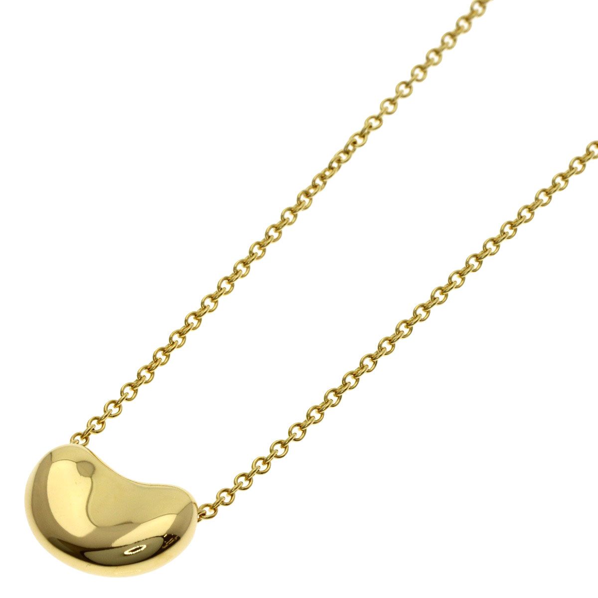 Tiffany & Co Bean Necklace 18k Yellow Gold