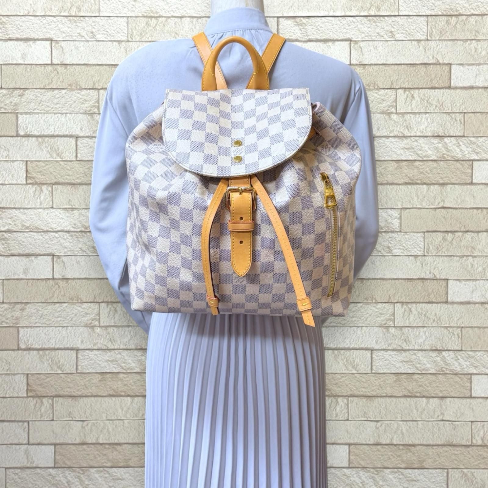Louis Vuitton Sperone Damier Azur Backpack Canvas — view 2