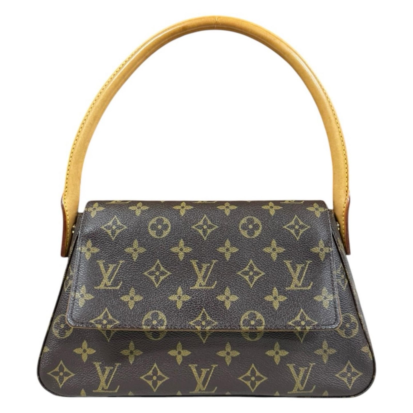 Louis Vuitton Mini Looping Monogram Handbag Canvas Brown
