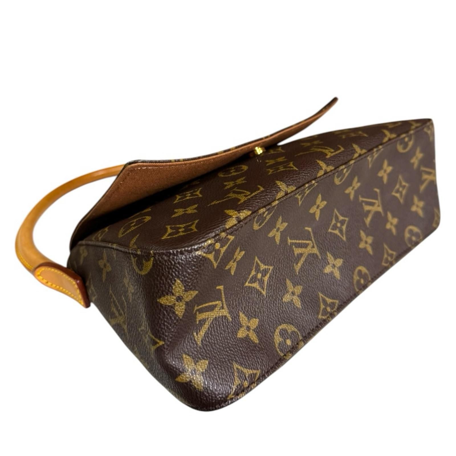 Louis Vuitton Mini Looping Monogram Handbag Canvas Brown — view 6