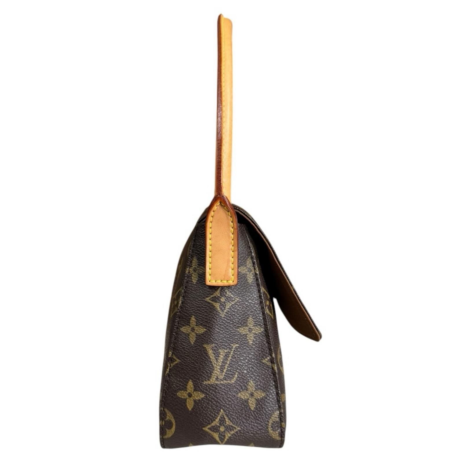Louis Vuitton Mini Looping Monogram Handbag Canvas Brown — view 4