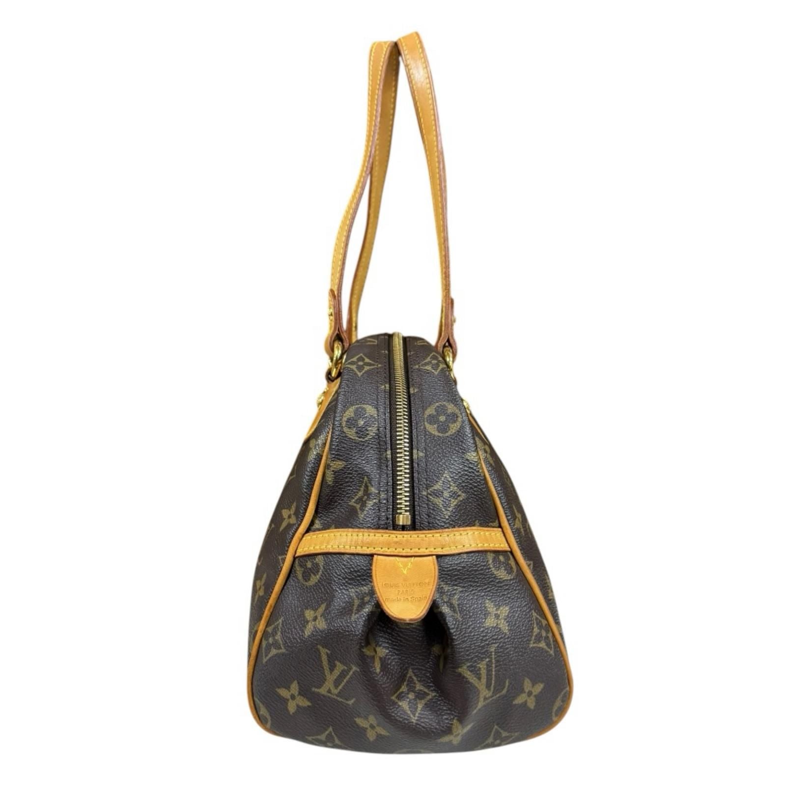 Louis Vuitton Montorgueil PM Monogram Shoulder Bag Canvas Brown — view 5