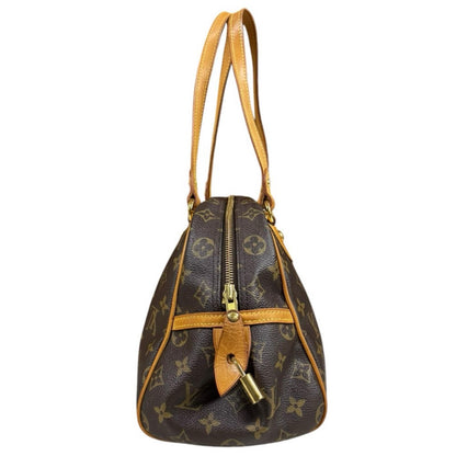 Louis Vuitton Montorgueil PM Monogram Shoulder Bag Canvas Brown — view 4