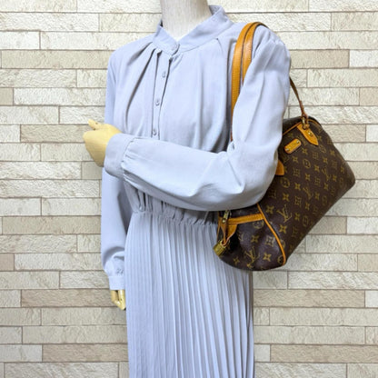 Louis Vuitton Montorgueil PM Monogram Shoulder Bag Canvas Brown — view 2