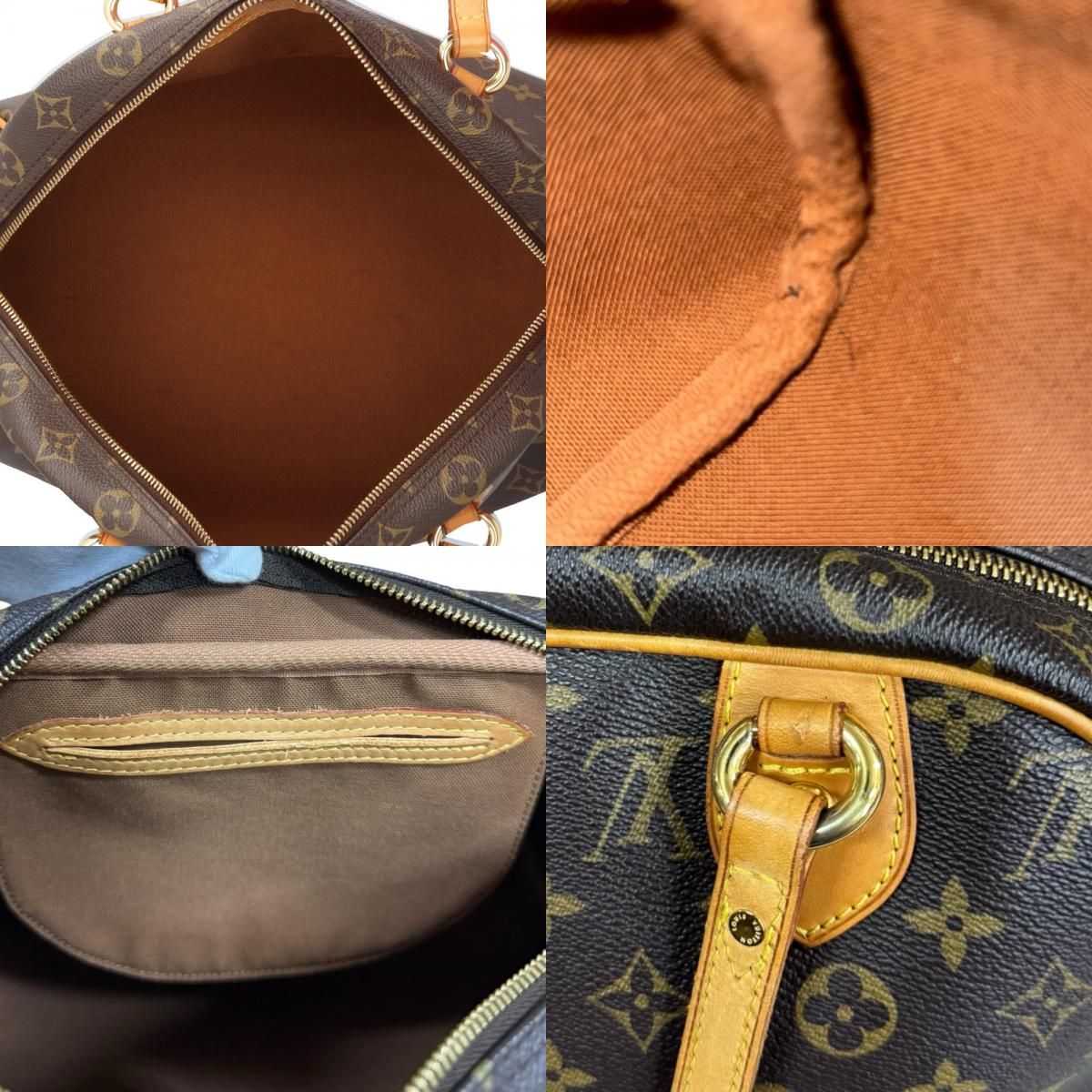 Louis Vuitton Montorgueil PM Monogram Shoulder Bag Canvas Brown — view 8
