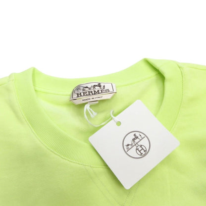 Hermes Chevaux an Symmetry Sweatshirt Shirt Brushed Lining Sheep Leather Trim — view 7