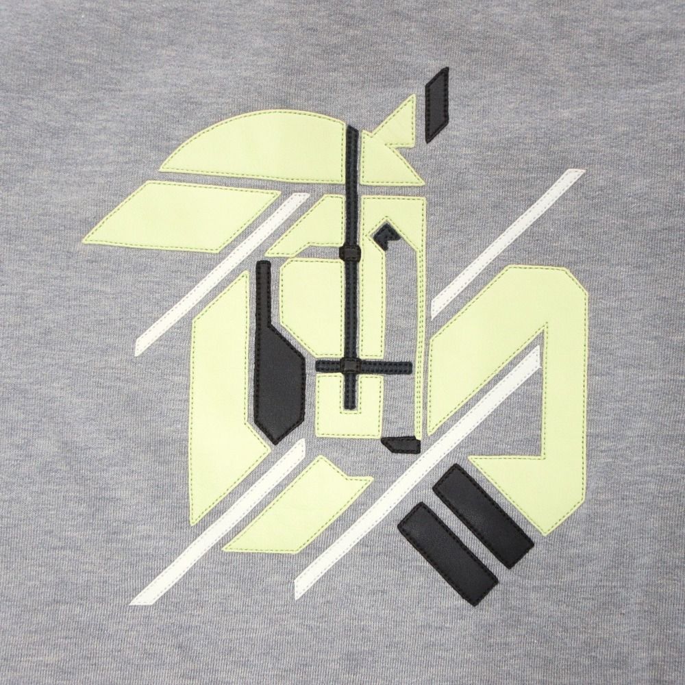Hermes Chevaux an Symmetry Sweatshirt Shirt Brushed Lining Sheep Leather Trim — view 3