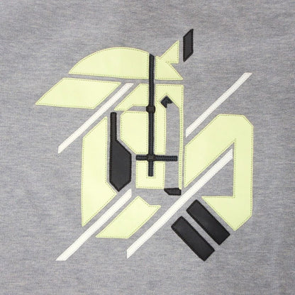 Hermes Chevaux an Symmetry Sweatshirt Shirt Brushed Lining Sheep Leather Trim — view 3