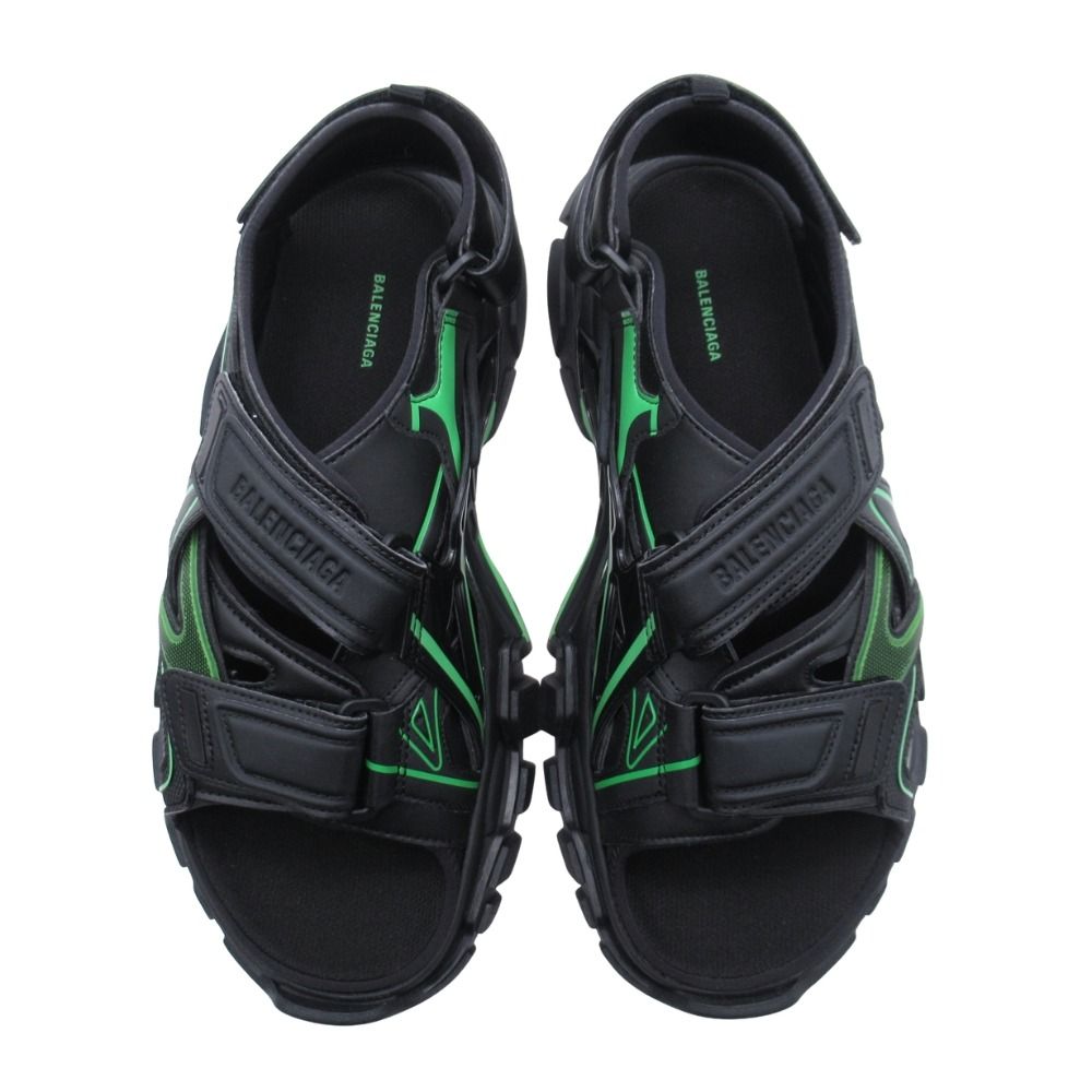 Balenciaga Track Sandal Shoes 43 Black Green — view 2