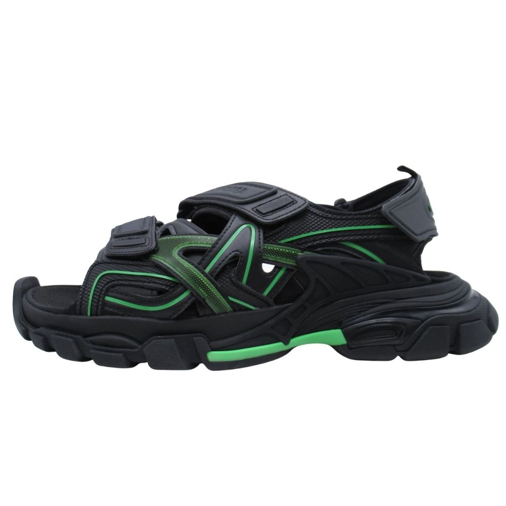 Balenciaga Track Sandal Shoes 43 Black Green