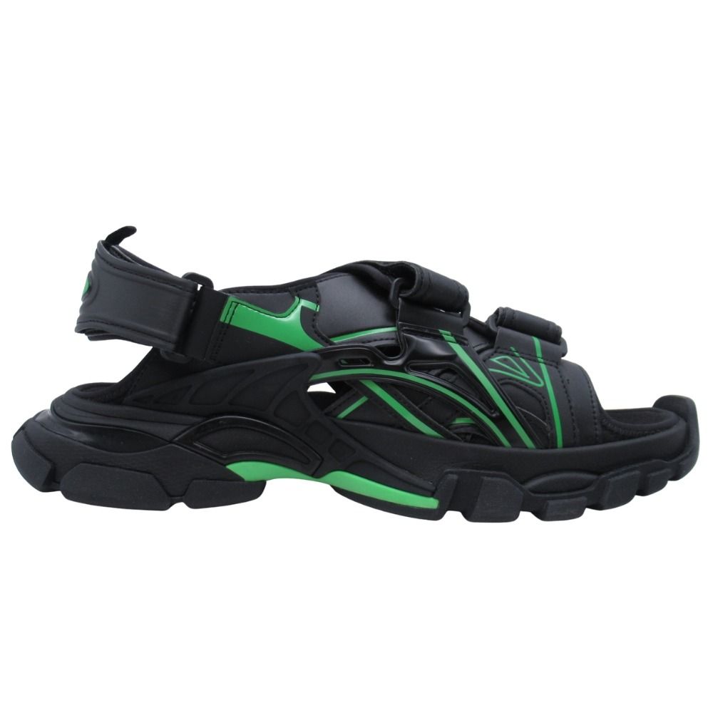 Balenciaga Track Sandal Shoes 43 Black Green — view 4