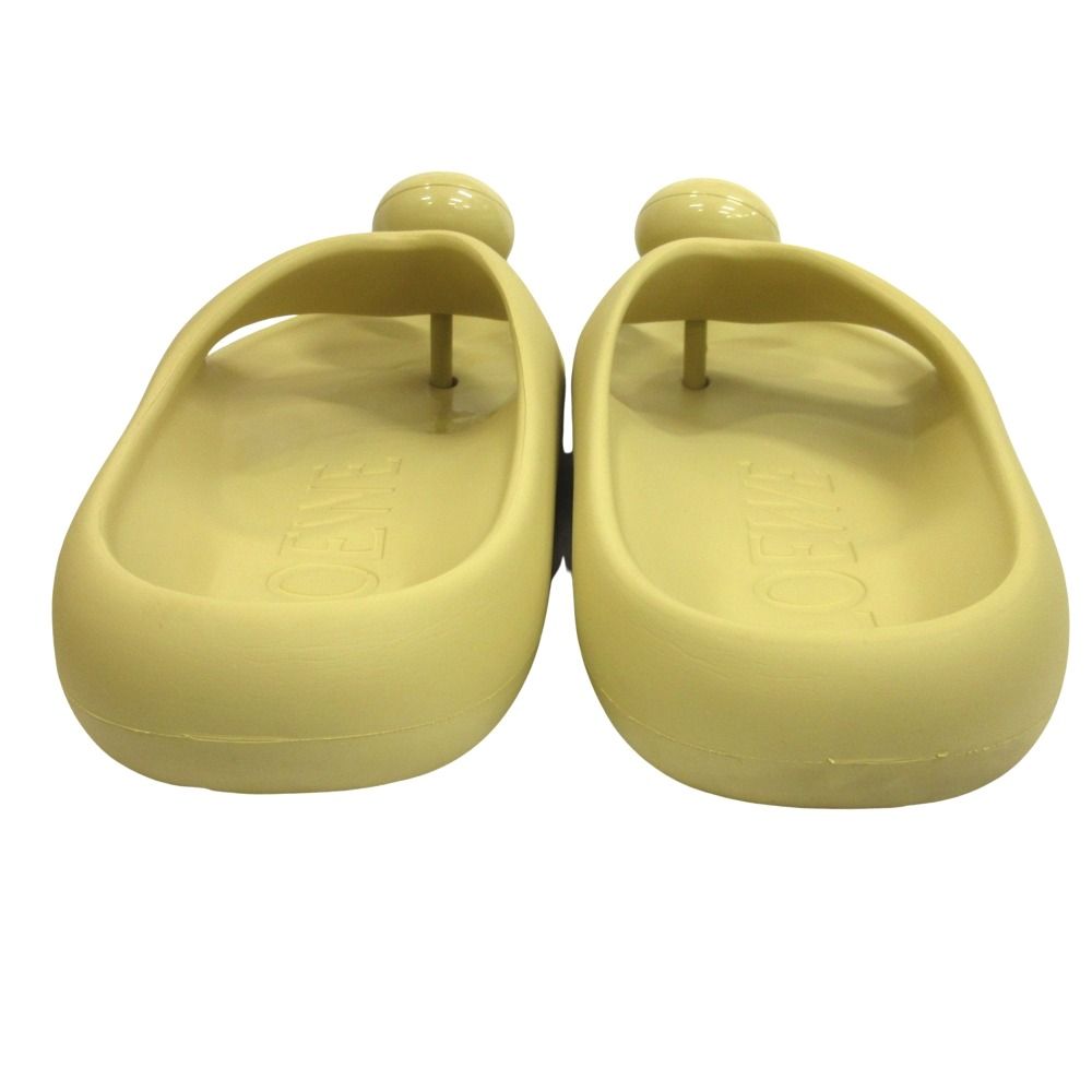 Loewe Formslide Pebble Thong Sandals Shoes Anagram 43 Beige — view 6