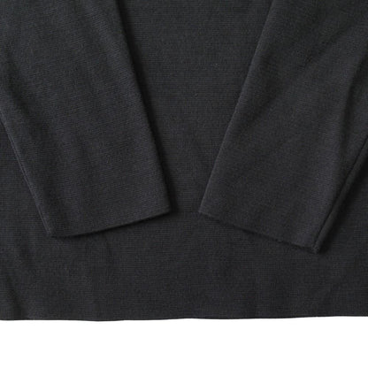 Dior Wool Silk Knit Sweater Top Long Sleeve Logo Patch Archive XS Black — view 4