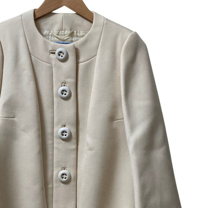Prada Belted Coat Ivory — view 2
