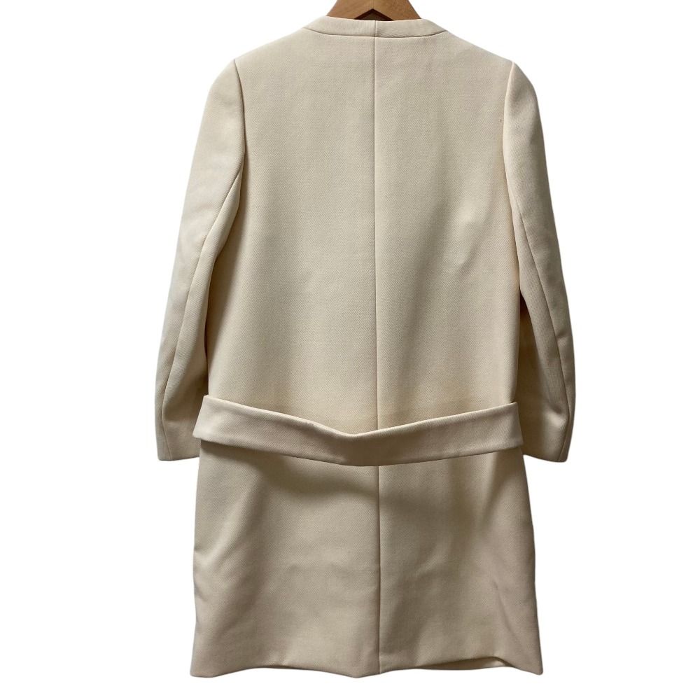 Prada Belted Coat Ivory — view 3