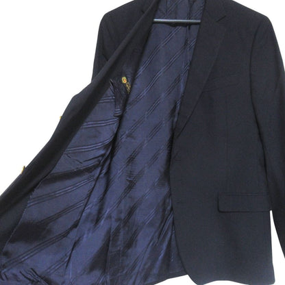 Loro Piana Brooks Brothers Brazza-'s Fabric Gold Buttons Navy Breeze Leather — view 4